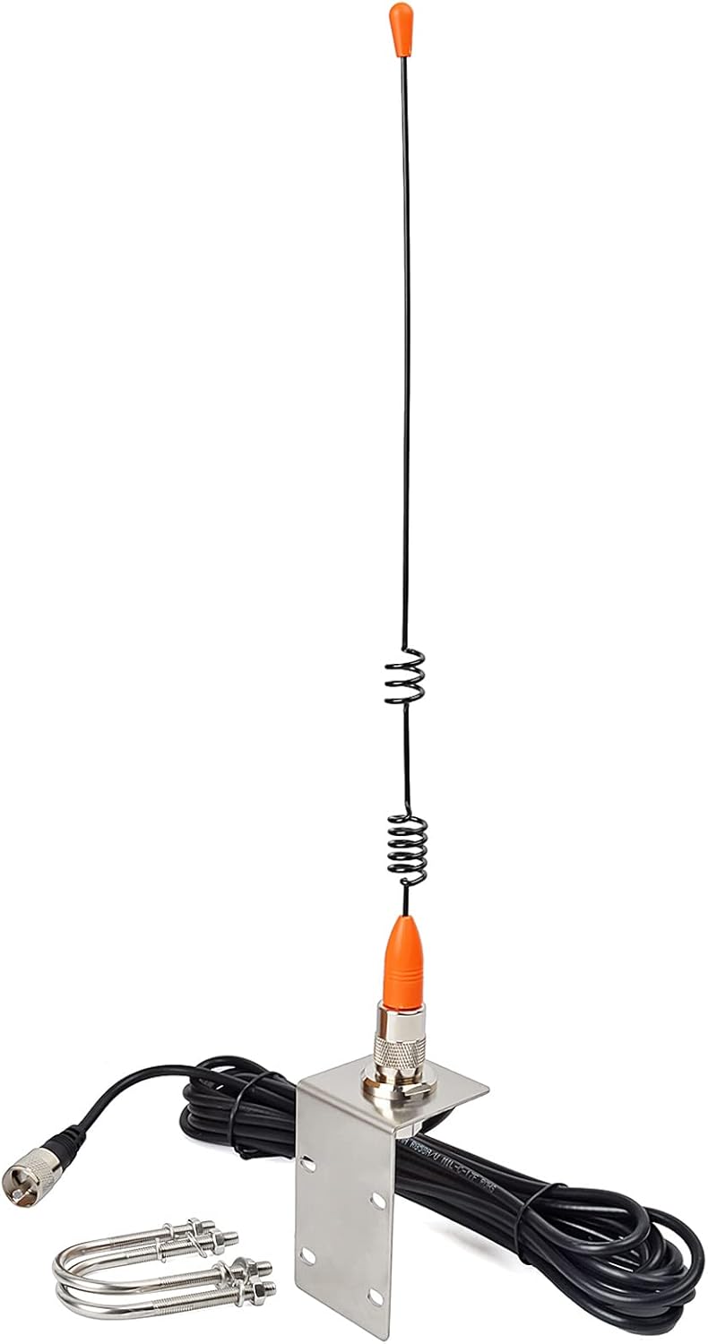 HYS VHF Marine/Boats Radio Antenna, Low-Profile 156-163mhz Antennas W/16.4ft(5m) RG58 Low Loss Premium Coaxial Cable with PL259 for Standard Truck Horizon Cobra Icom VHF Marine Mobile Radio - Image 5